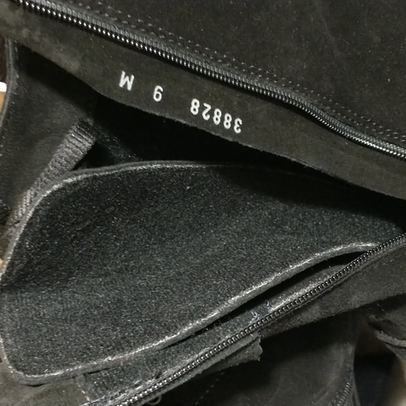 La Canadienne Black Suede Combat Boots - Picture 5 of 10